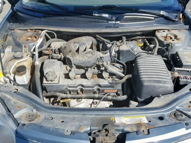 1C3EL56R56N261043 - 2006 CHRYSLER SEBRING TO BLUE photo 7