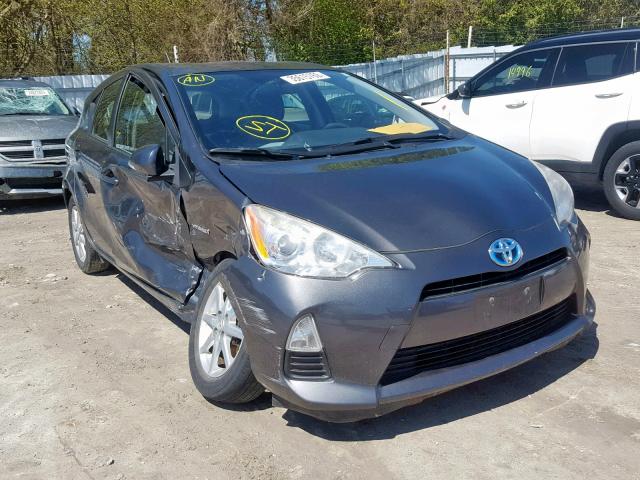 JTDKDTB32C1001218 - 2012 TOYOTA PRIUS C GRAY photo 1