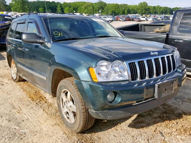 1J4HR58285C699325 - 2005 JEEP GRAND CHER GREEN photo 1