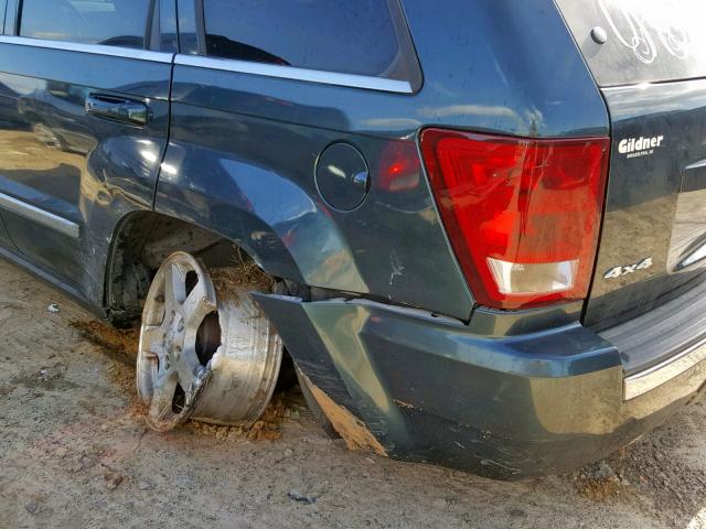 1J4HR58285C699325 - 2005 JEEP GRAND CHER GREEN photo 9