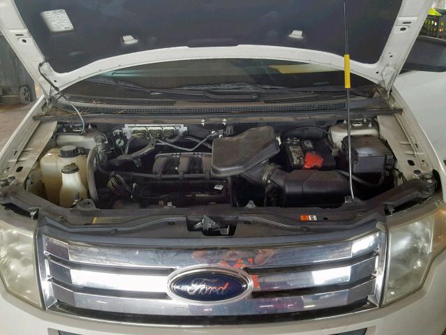 2FMDK3GC4ABA65412 - 2010 FORD EDGE SE WHITE photo 7