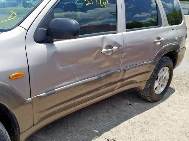 4F2YU09172KM38458 - 2002 MAZDA TRIBUTE LX BEIGE photo 9