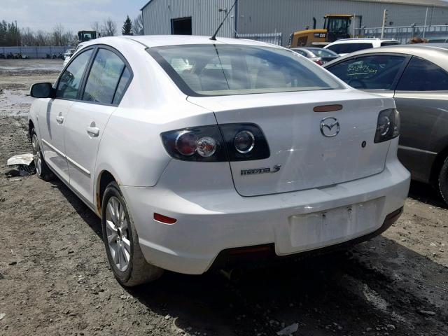 JM1BK32F191240493 - 2009 MAZDA 3 I WHITE photo 3