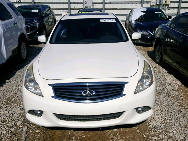 JN1DV6AP7CM811165 - 2012 INFINITI G25 BASE WHITE photo 9