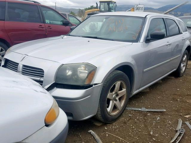 2D4FV47V37H744429 - 2007 DODGE MAGNUM SXT SILVER photo 2