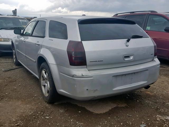 2D4FV47V37H744429 - 2007 DODGE MAGNUM SXT SILVER photo 3