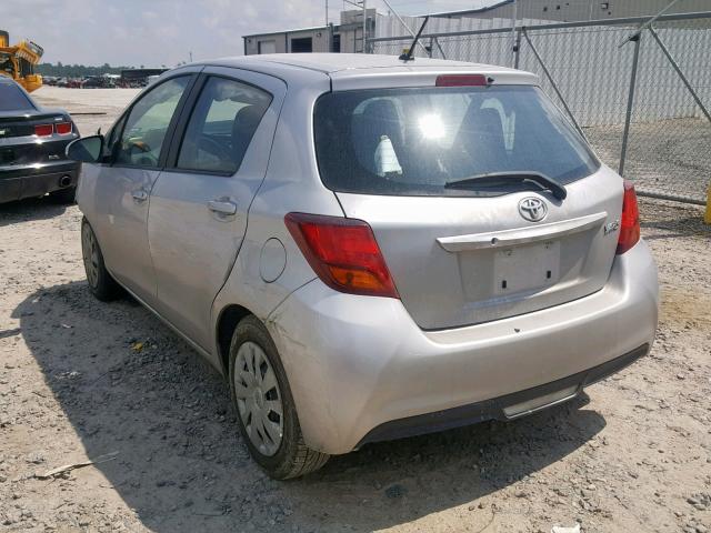 VNKKTUD36HA077321 - 2017 TOYOTA YARIS L SILVER photo 3