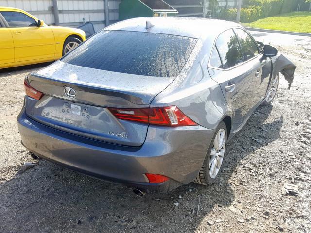 JTHBF1D26F5051537 - 2015 LEXUS IS 250 GRAY photo 4