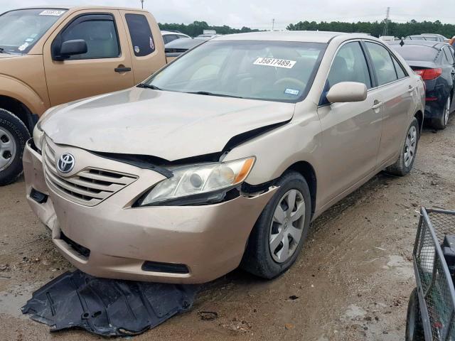 4T1BE46K17U078487 - 2007 TOYOTA CAMRY NEW GOLD photo 2
