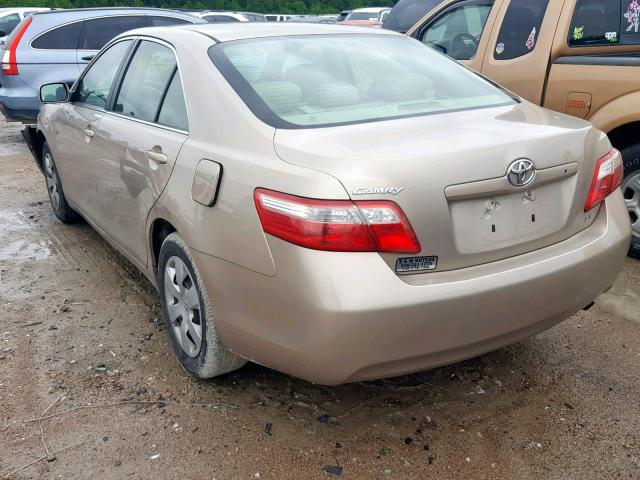 4T1BE46K17U078487 - 2007 TOYOTA CAMRY NEW GOLD photo 3