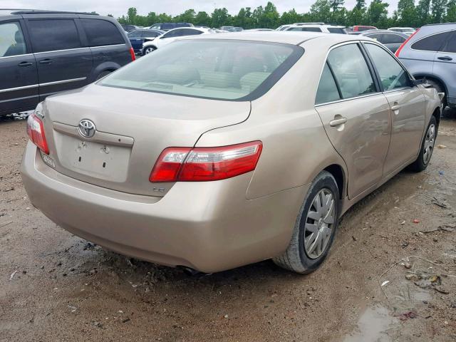 4T1BE46K17U078487 - 2007 TOYOTA CAMRY NEW GOLD photo 4
