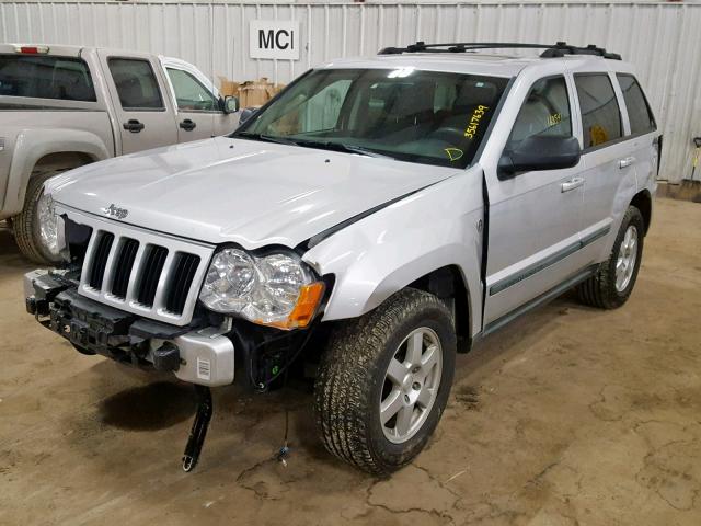 1J8HR48NX8C232706 - 2008 JEEP GRAND CHER SILVER photo 2