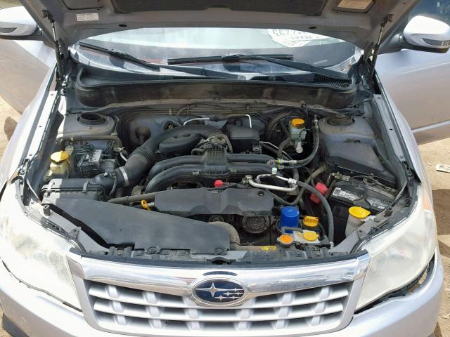 JF2SHBGC0CH427196 - 2012 SUBARU FORESTER T SILVER photo 7