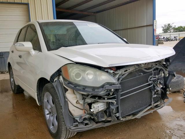 5J8TB18539A001178 - 2009 ACURA RDX TECHNO WHITE photo 1