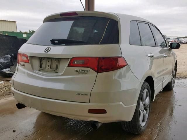 5J8TB18539A001178 - 2009 ACURA RDX TECHNO WHITE photo 4