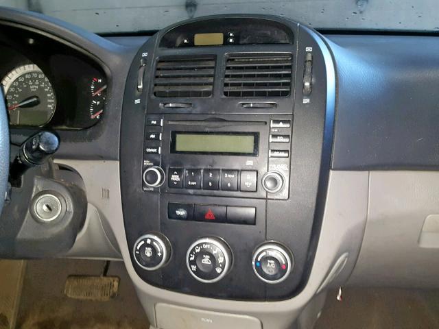 KNAFE121975468536 - 2007 KIA SPECTRA EX BLUE photo 9