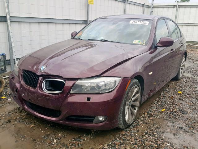 WBAPH57569NL80562 - 2009 BMW 328 I SULE PURPLE photo 2