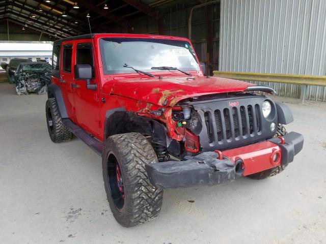 1C4BJWEG5EL224501 - 2014 JEEP WRANGLER UNLIMITED SAHARA  photo 1