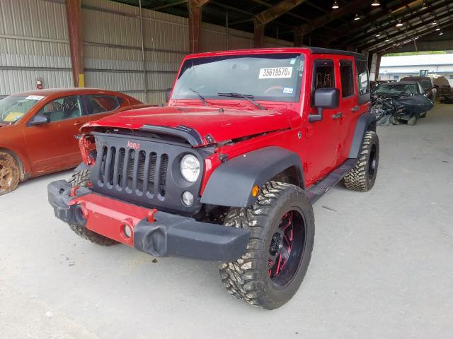 1C4BJWEG5EL224501 - 2014 JEEP WRANGLER UNLIMITED SAHARA  photo 2