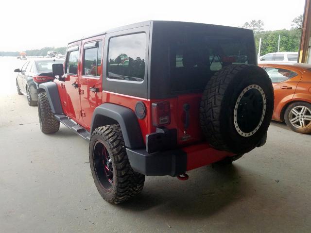 1C4BJWEG5EL224501 - 2014 JEEP WRANGLER UNLIMITED SAHARA  photo 3