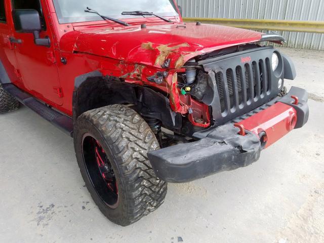 1C4BJWEG5EL224501 - 2014 JEEP WRANGLER UNLIMITED SAHARA  photo 9