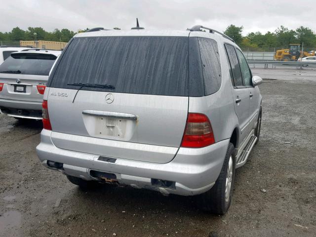 4JGAB57E25A566834 - 2005 MERCEDES-BENZ ML 350 GRAY photo 4