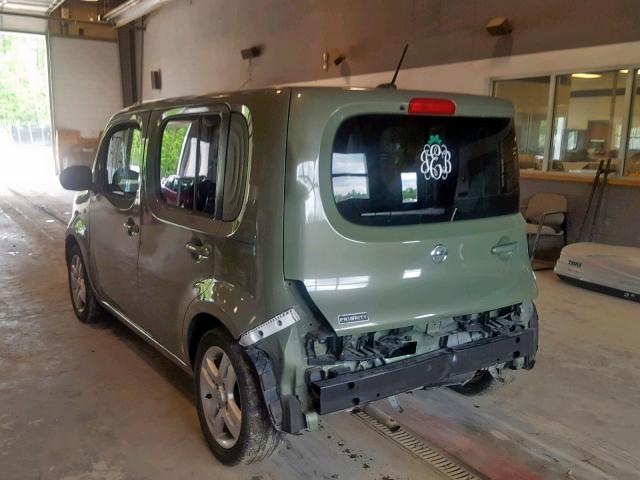 JN8AZ28R89T118841 - 2009 NISSAN CUBE BASE GREEN photo 3