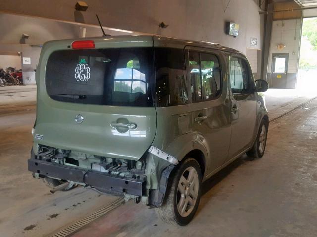 JN8AZ28R89T118841 - 2009 NISSAN CUBE BASE GREEN photo 4