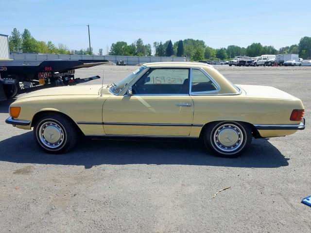 10704412012027 - 1973 MERCEDES-BENZ 450SL YELLOW photo 9