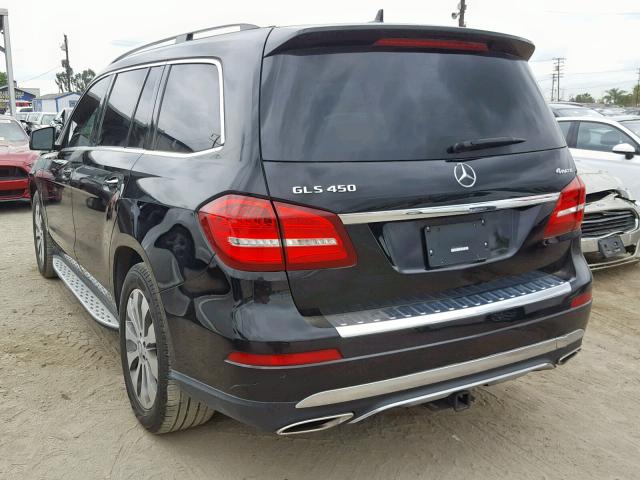 4JGDF6EEXHA815055 - 2017 MERCEDES-BENZ GLS 450 4M BLACK photo 3