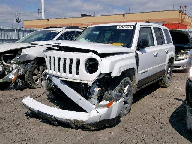 1C4NJRAB1HD169701 - 2017 JEEP PATRIOT WHITE photo 2