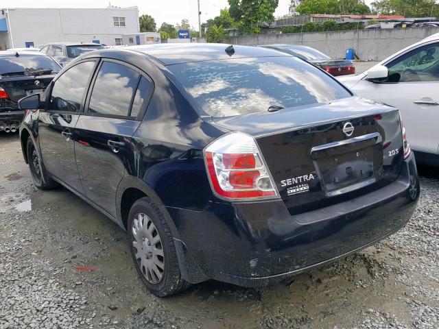 3N1AB61E37L628646 - 2007 NISSAN SENTRA 2.0 BLACK photo 3