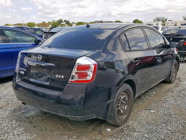 3N1AB61E37L628646 - 2007 NISSAN SENTRA 2.0 BLACK photo 4