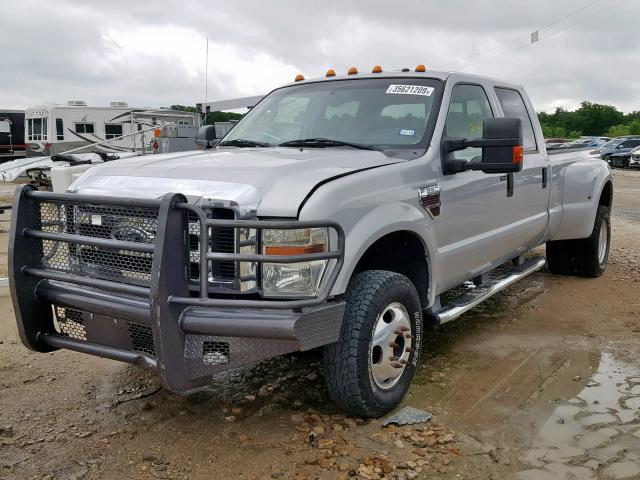 1FTWW33R08EB59409 - 2008 FORD F350 SUPER SILVER photo 2