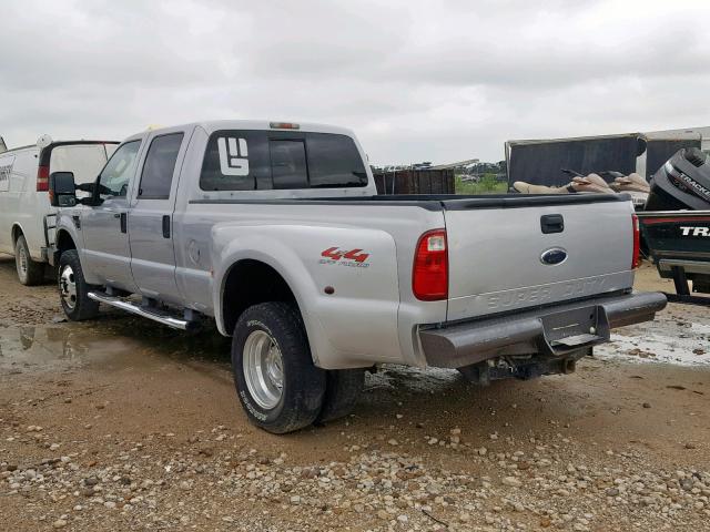 1FTWW33R08EB59409 - 2008 FORD F350 SUPER SILVER photo 3