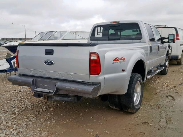 1FTWW33R08EB59409 - 2008 FORD F350 SUPER SILVER photo 4