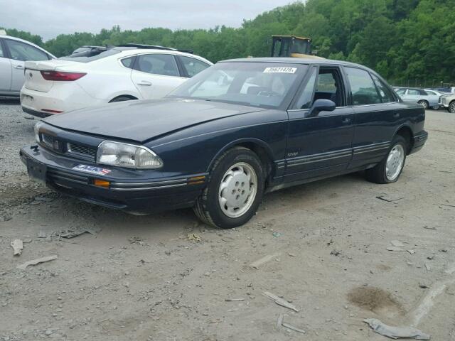 1G3HY53L0PH318825 - 1993 OLDSMOBILE 88 ROYALE BLUE photo 2