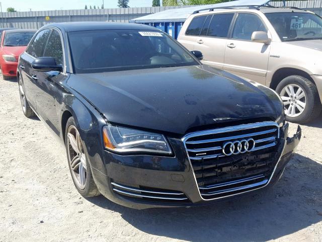 WAURGAFDXDN003884 - 2013 AUDI A8 L QUATT BLACK photo 1