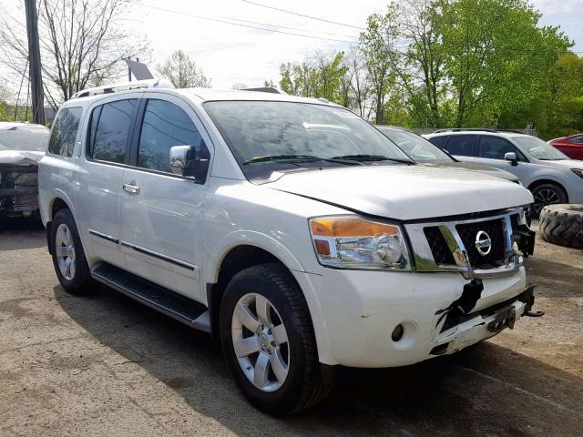 5N1AA0NC2EN608046 - 2014 NISSAN ARMADA SV WHITE photo 1