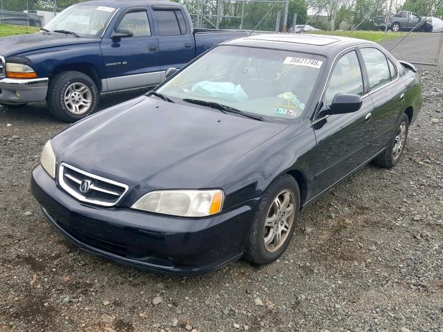 19UUA56651A014335 - 2001 ACURA 3.2TL BLACK photo 2