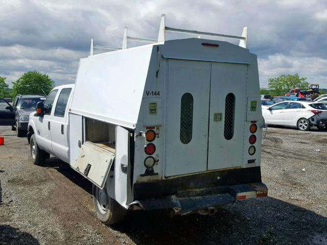 1FD7W3BT8DEA89861 - 2013 FORD F350 SUPER WHITE photo 3