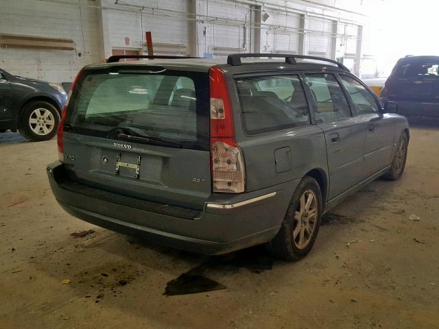 YV1SW592351488929 - 2005 VOLVO V70 FWD BLUE photo 4