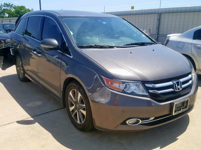 5FNRL5H97EB112608 - 2014 HONDA ODYSSEY TO GRAY photo 1