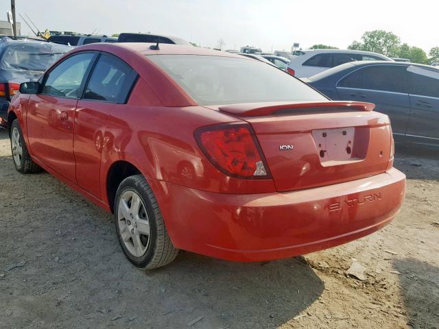 1G8AN15F96Z114022 - 2006 SATURN ION LEVEL RED photo 3