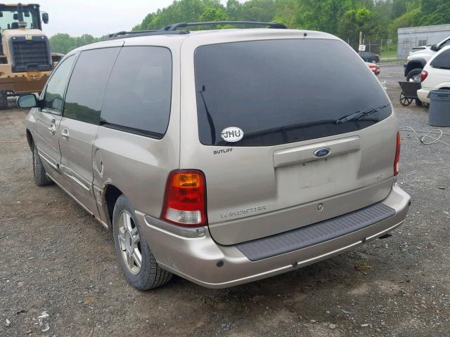 2FMDA52452BA72417 - 2002 FORD WINDSTAR S TAN photo 3