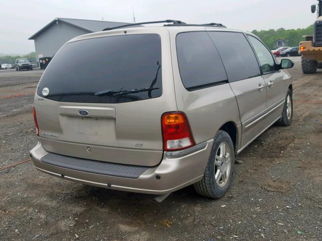 2FMDA52452BA72417 - 2002 FORD WINDSTAR S TAN photo 4