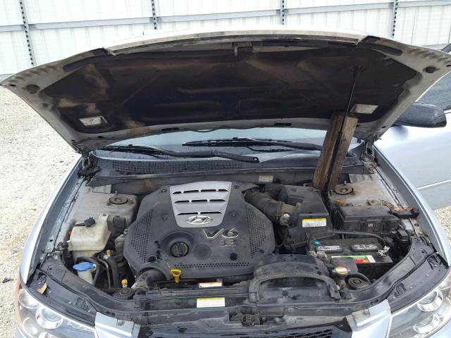 5NPEU46F46H149455 - 2006 HYUNDAI SONATA GLS SILVER photo 7