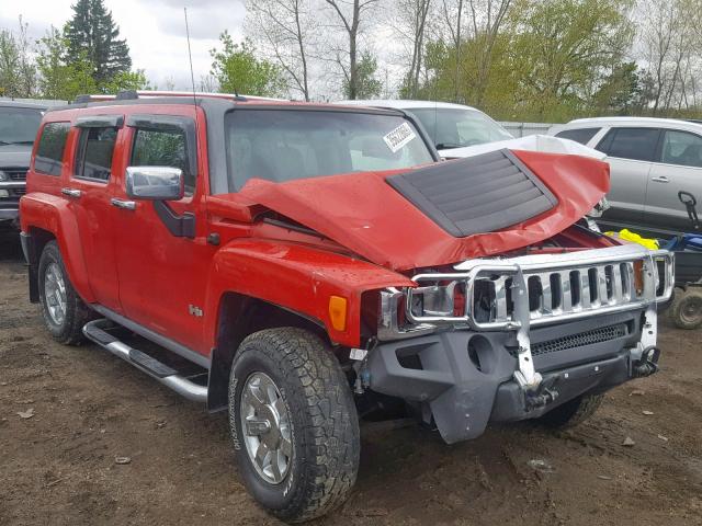 5GTDN136868115327 - 2006 HUMMER H3 RED photo 1