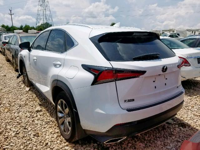 JTJYARBZ8K2128846 - 2019 LEXUS NX 300 WHITE photo 3