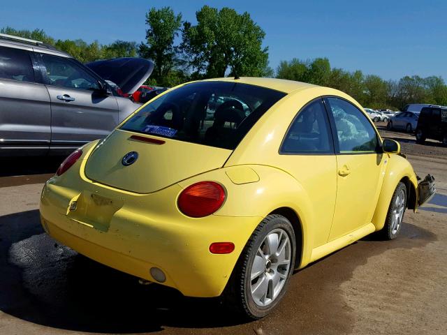 3VWCS21C81M407491 - 2001 VOLKSWAGEN NEW BEETLE Sarı foto 4
